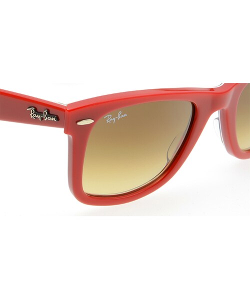 Ray-Ban（レイバン）の「レイバン WAYFARER RB2140-113385-50（サングラス・レッド・50□22-150）」の5枚目の写真