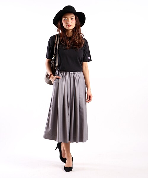 FREAK'S STORE（フリークスストア）の「タックフレアスカーチョ -2016新作-（パンツ・メンズ・グレー/ベージュ/ネイビー・S/M）」の12枚目の写真