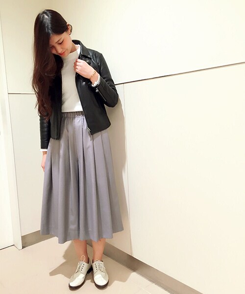 FREAK'S STORE（フリークスストア）の「タックフレアスカーチョ -2016新作-（パンツ・メンズ・グレー/ベージュ/ネイビー・S/M）」の17枚目の写真