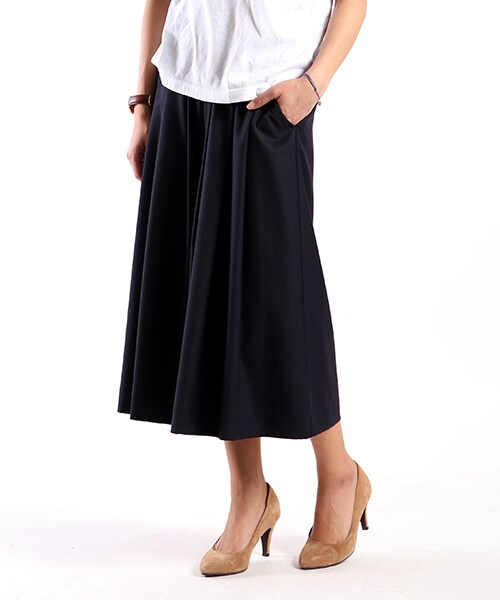 FREAK'S STORE（フリークスストア）の「タックフレアスカーチョ -2016新作-（パンツ・メンズ・グレー/ベージュ/ネイビー・S/M）」の3枚目の写真