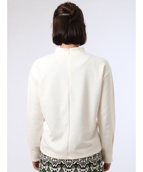 w closet(ダブルクローゼット)の「ハイネックプルオーバー(トップス・レディース・オフホワイト/グレー/Sミント/ネイビー・FREE)」の7枚目の写真