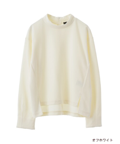 w closet(ダブルクローゼット)の「ハイネックプルオーバー(トップス・レディース・オフホワイト/グレー/Sミント/ネイビー・FREE)」の1枚目の写真