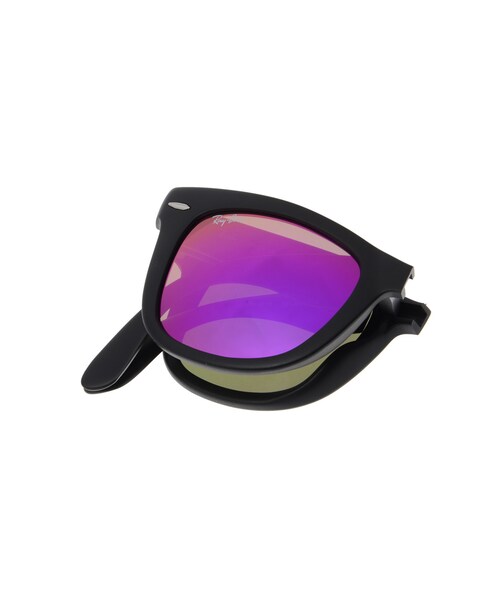 Ray-Ban（レイバン）の「レイバン WAYFARER FOLDING CLASSIC RB4105-601S/4T-50（サングラス・ブラック・50□22-135）」の5枚目の写真