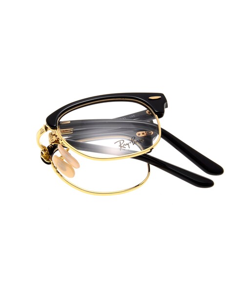 Ray-Ban（レイバン）の「レイバン CLUBMASTER FOLDING RX5334-2000-51（メガネ・メンズ・黒・51□21-145）」の5枚目の写真