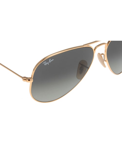 Ray-Ban（レイバン）の「レイバン AVIATOR RB3025-181/71-58（サングラス・メンズ・ゴールド・58□14-130）」の5枚目の写真