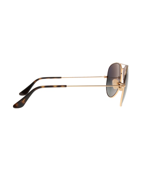 Ray-Ban（レイバン）の「レイバン AVIATOR RB3025-181/71-58（サングラス・メンズ・ゴールド・58□14-130）」の2枚目の写真