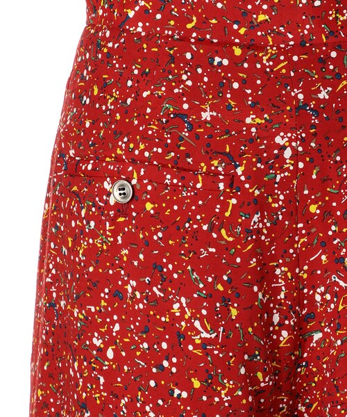 G.V.G.V.(ジーヴィージーヴィー)の「LIBERTY PRINT WIDE TROUSERS(パンツ・レディース・BLACK/RED・34/36)」の7枚目の写真