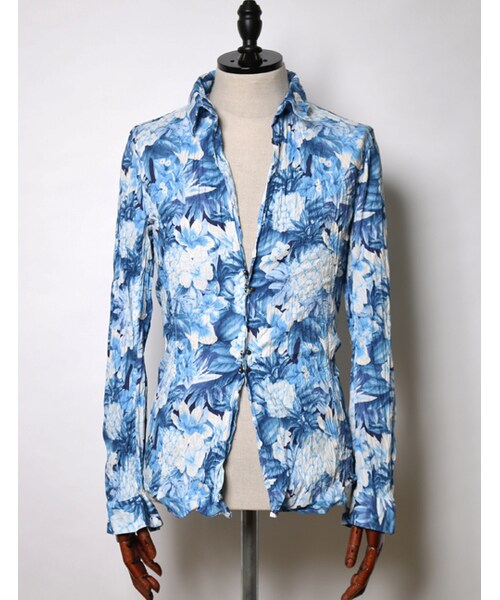 wjk（ダヴルジェイケイ）の「Hook Botanical（トップス・メンズ・yellow/red/blue/black・S/M/L/XL）」の2枚目の写真