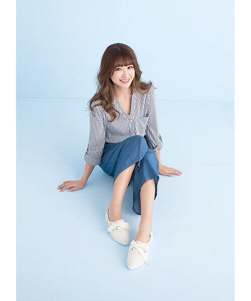gracegift（グレースギフト）の「蕾絲綁帶休閒鞋（その他・レディース・白・35/36/37/38/39/40）」の7枚目の写真