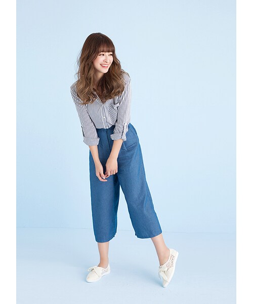 gracegift（グレースギフト）の「蕾絲綁帶休閒鞋（その他・レディース・白・35/36/37/38/39/40）」の6枚目の写真