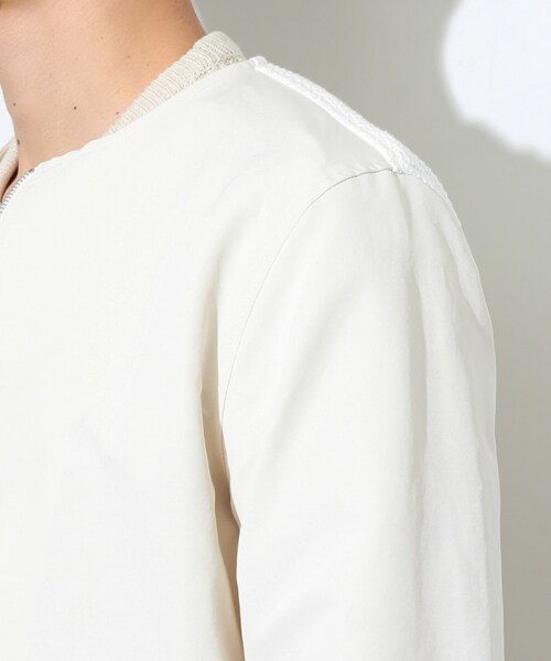 DISCOVERED（ディスカバード）の「バックニットブルゾン ホワイト（その他・メンズ・WHT・1/2）」の6枚目の写真