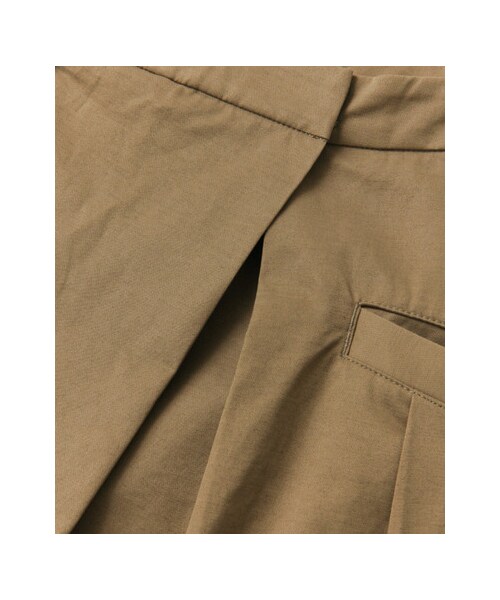 KBF（ケイビーエフ）の「ワイドラップパンツ（パンツ・レディース・BLACK/MOCHA・36/38）」の14枚目の写真