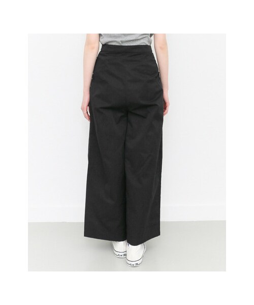 KBF（ケイビーエフ）の「ワイドラップパンツ（パンツ・レディース・BLACK/MOCHA・36/38）」の9枚目の写真