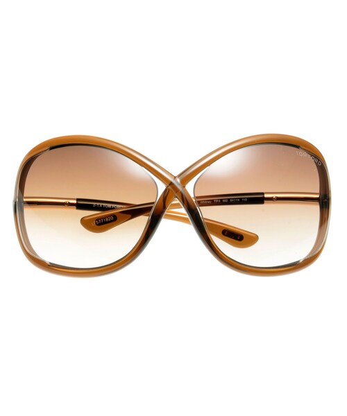 TOM FORD（トム フォード）の「トムフォード WHITNEY FT0009-O692-64（サングラス・レディース・ブラウン・64□14-110）」の4枚目の写真