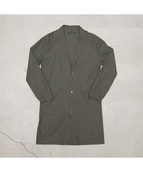 Audience（オーディエンス）の「馬布エンジニア3ボタンチェスターコート（チェスターコート・メンズ・Camel/Dk Navy/Gray Khaki・M/L）」の2枚目の写真