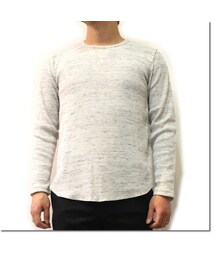 Cuirs | エンボス加工クルーネックカットソー(Tシャツ/カットソー)