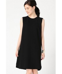 Deuxieme Classe | トリアセジョーゼット ノースリーブワンピース◇(ワンピース/ドレス)