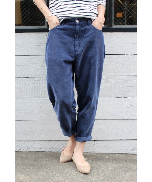 フレームワーク ホソコールテーパードパンツ - カジュアルパンツ 