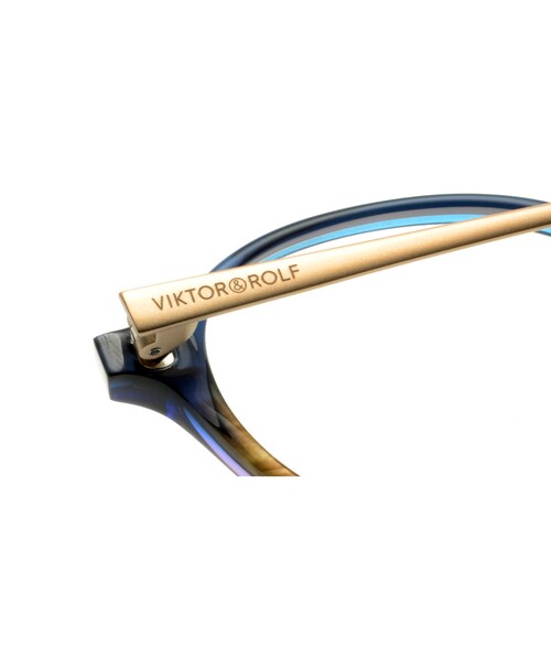 VIKTOR&ROLF（ヴィクター&ロルフ）の「ヴィクター＆ロルフ 70-5008-03（メガネ・レディース・青・48□19-140）」の5枚目の写真