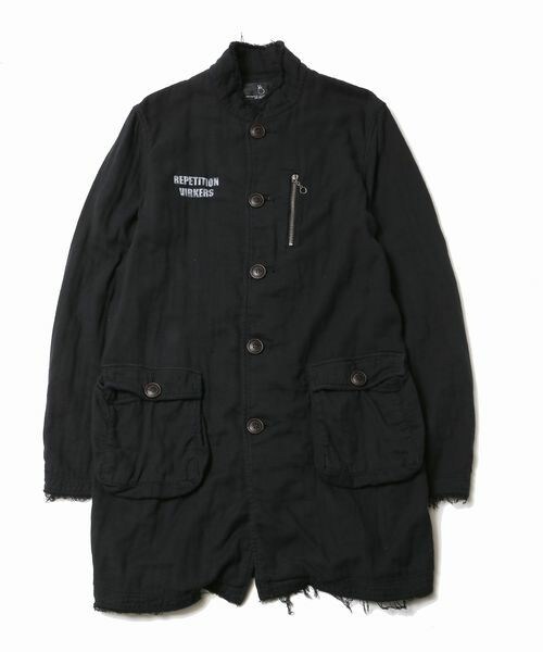 VIRGOwearworks（ヴァルゴウェアワークス）の「CLASH MIDDLE JKT クラッシュジャケット（ジャケット/アウター・メンズ・OLIVE/NAVY/BLACK・2/3/4）」の8枚目の写真