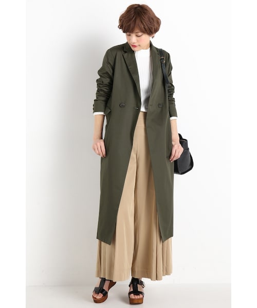 スローブイエナ　コート SLOBE IENA｜《予約》ツイードステンカラーコート | Rakuten