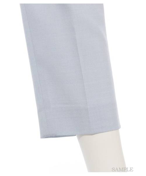 FRAY I.D（フレイアイディー）の「ゴムテーパードパンツ（クロップドパンツ・レディース・GRY/SKY/BLK・0/1）」の9枚目の写真