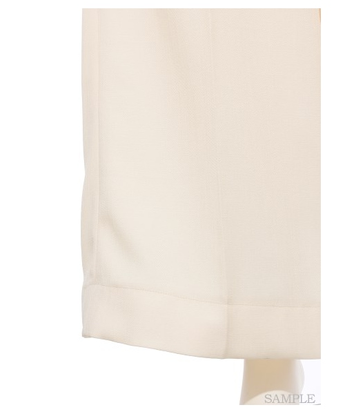 SNIDEL（スナイデル）の「フリルベルト付きパンツ（ストレートパンツ・レディース・BEG/CRM/NVY・0/1）」の8枚目の写真