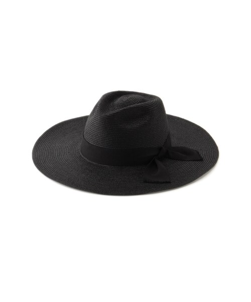 SNIDEL（スナイデル）の「ペーパーハット（ハット・レディース・IVR/BLK・F）」の2枚目の写真