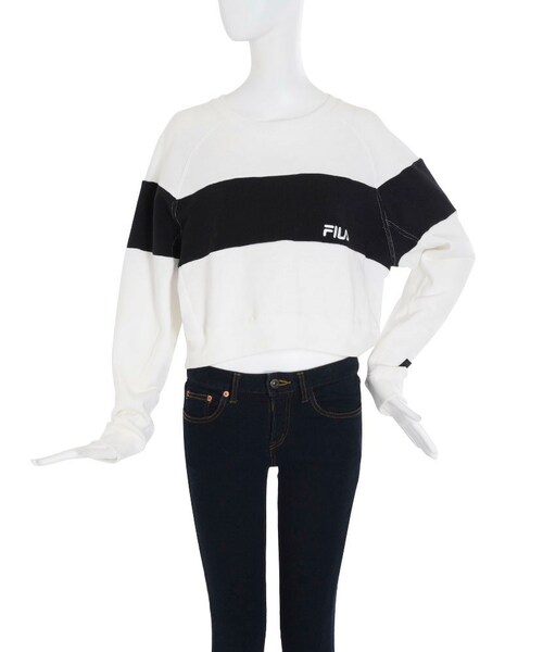 EMODA（エモダ）の「EMODA×FILA WIDE LINEトレーナー（）」 - WEAR