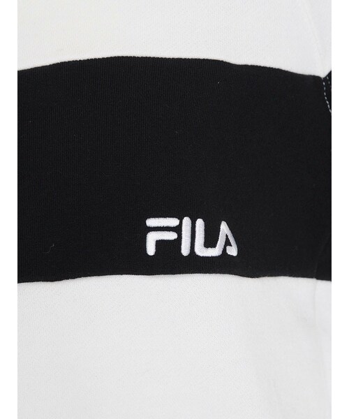 EMODA × FILA  トレーナー EMODA（エモダ）の「EMODA×FILA WIDE LINEトレーナー（）」 - WEAR