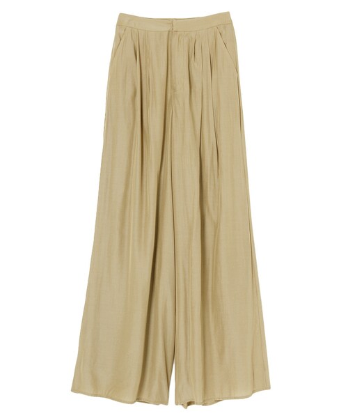 GYDA（ジェイダ）の「ウエストタックフレアパンツ（パンツ・レディース・オフホワイト/ベージュ/カーキ・S/M）」の2枚目の写真