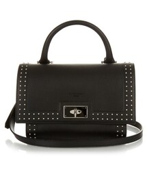 GIVENCHY | GIVENCHY Mini Shark stud-trim leather cross-body bag(ハンドバッグ)