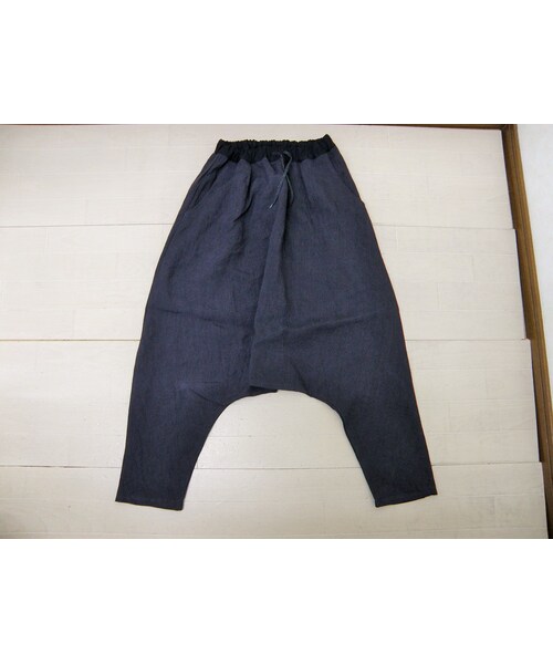 ストフ⭐︎サルエルパンツ STOF（ストフ）の「stof ミックスリネンサルエルパンツ（その他