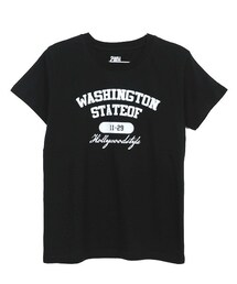 HOLLYWOOD STYLE | UネックコットンT(WASHINGTON)(Tシャツ/カットソー)