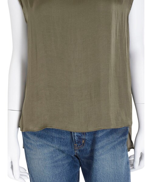 Ungrid（アングリッド）の「ヴィンテージサテンノースリトップス（トップス・レディース・アイボリー/ブラック/カーキ・F）」の11枚目の写真