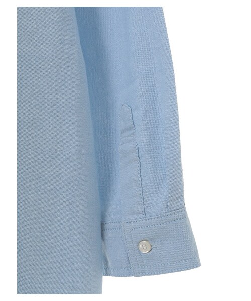 Green Parks(グリーンパークス)の「・オーガニックコットンオックスシャツワンピース(ワンピース/ドレス・オフホワイト/サックスブルー/ブルー・M/L)」の13枚目の写真