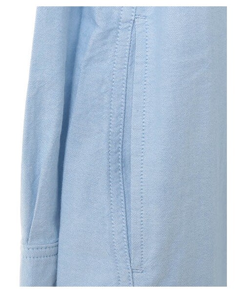 Green Parks(グリーンパークス)の「・オーガニックコットンオックスシャツワンピース(ワンピース/ドレス・オフホワイト/サックスブルー/ブルー・M/L)」の14枚目の写真