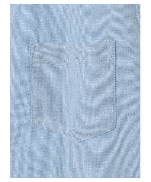 Green Parks(グリーンパークス)の「・オーガニックコットンオックスシャツワンピース(ワンピース/ドレス・オフホワイト/サックスブルー/ブルー・M/L)」の12枚目の写真