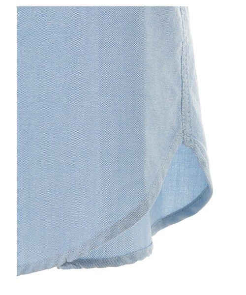 Green Parks(グリーンパークス)の「・オーガニックコットンオックスシャツワンピース(ワンピース/ドレス・オフホワイト/サックスブルー/ブルー・M/L)」の15枚目の写真