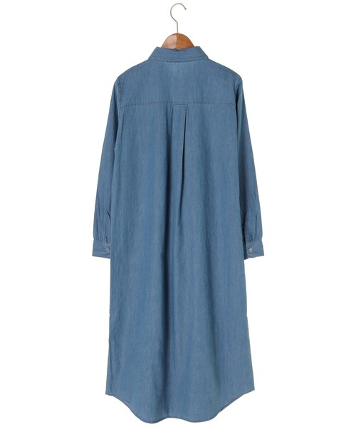 SEVENDAYS=SUNDAY（セブンデイズサンデイ）の「【Special Price】・デニム ロングワンピース（ワンピース/ドレス・インディゴ/ライトインディゴ・M/L）」の4枚目の写真