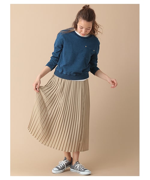 SEVENDAYS=SUNDAY（セブンデイズサンデイ）の「・プリーツスカート（スカート・オフホワイト/ベージュ/ライトカーキ/ネイビー・M/L）」の11枚目の写真