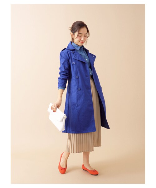 SEVENDAYS=SUNDAY（セブンデイズサンデイ）の「・プリーツスカート（スカート・オフホワイト/ベージュ/ライトカーキ/ネイビー・M/L）」の8枚目の写真