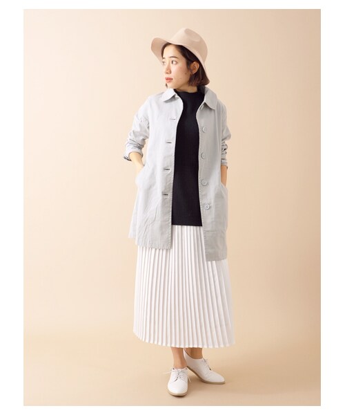 SEVENDAYS=SUNDAY（セブンデイズサンデイ）の「・プリーツスカート（スカート・オフホワイト/ベージュ/ライトカーキ/ネイビー・M/L）」の7枚目の写真