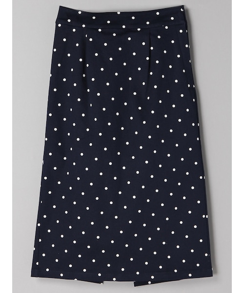 E hyphen world gallery（イーハイフンワールドギャラリー）の「サスペンダー付ひざ丈タイトスカート（スカート・オフホワイト/ブラック/カーキ/ブルー/ネイビー・F）」の12枚目の写真