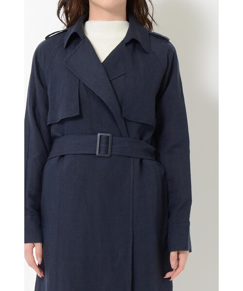 LOSICARIE(ロシカリエ)の「トレンチコート(ジャケット/アウター・レディース・ネイビー/ベージュ・M)」の5枚目の写真