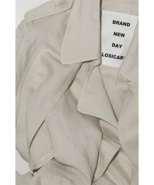 LOSICARIE(ロシカリエ)の「トレンチコート(ジャケット/アウター・レディース・ネイビー/ベージュ・M)」の11枚目の写真