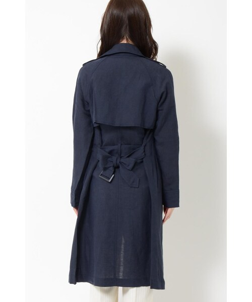 LOSICARIE(ロシカリエ)の「トレンチコート(ジャケット/アウター・レディース・ネイビー/ベージュ・M)」の4枚目の写真