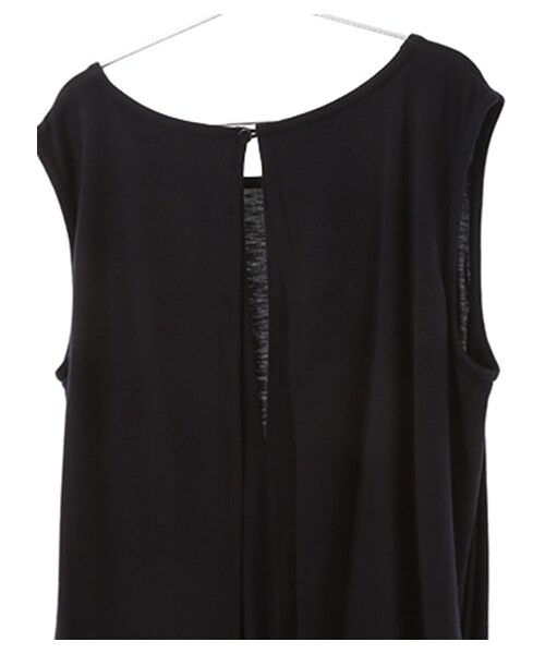 earth music&ecology（アースミュージックアンドエコロジー）の「【Special Price】オールインワンワイドパンツ（オールインワン・サロペット・ブラック/ネイビー・S/M）」の9枚目の写真