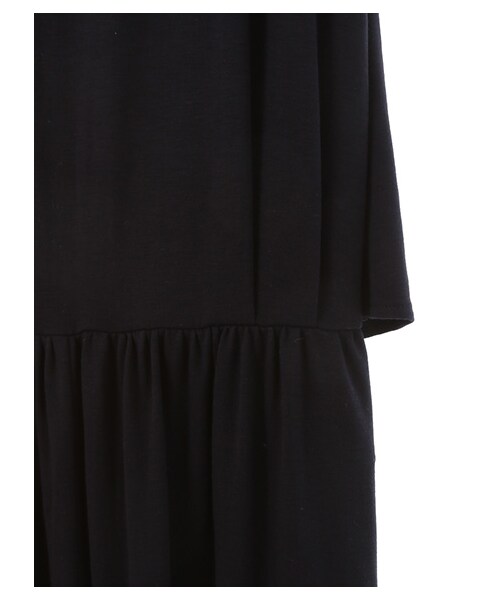 earth music&ecology（アースミュージックアンドエコロジー）の「【Special Price】オールインワンワイドパンツ（オールインワン・サロペット・ブラック/ネイビー・S/M）」の7枚目の写真