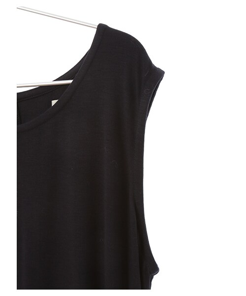 earth music&ecology（アースミュージックアンドエコロジー）の「【Special Price】オールインワンワイドパンツ（オールインワン・サロペット・ブラック/ネイビー・S/M）」の6枚目の写真